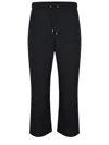 Oamc Drawstring-waist Straight-leg Trousers In Black