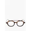 Oamc Turtle Printed Rounded Sunglasses In Brown