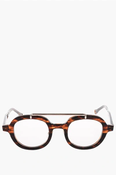 OAMC TURTLE PRINTED ROUNDED SUNGLASSES