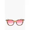 Oamc Turtle Printed Wayfarer Sunglasses In Pink