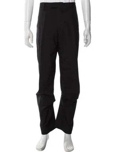 Pre-owned Oamc Virgin Wool Dress Pants In Black
