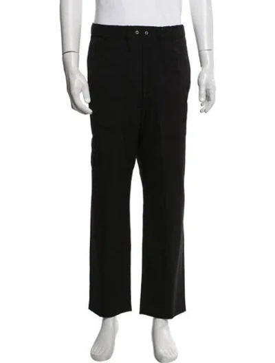 Pre-owned Oamc Virgin Wool Pants In Black