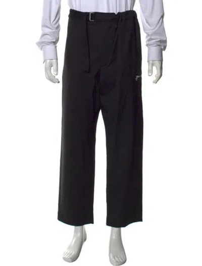 Pre-owned Oamc Virgin Wool Pants In Blue