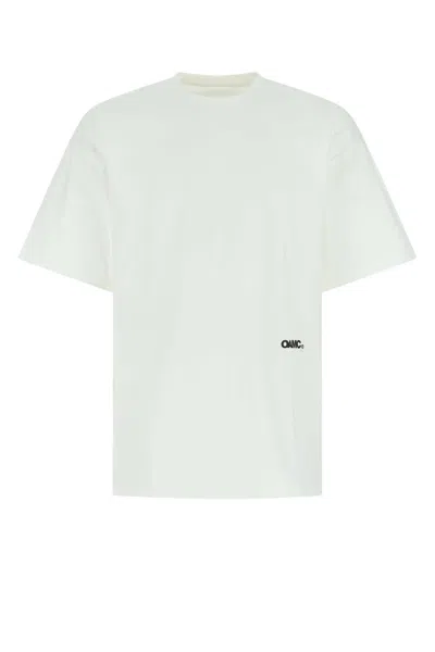 Oamc White Cotton Oversize T-shirt In 101