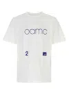 Oamc Logo Print Cotton T-shirt In White