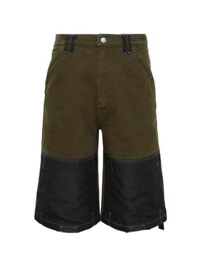 Oamc Peacemaker Shorts In Green