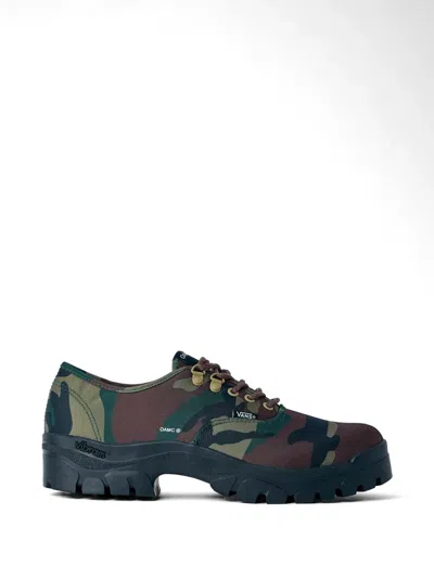 Oamc X Vans Camouflage-pattern Sneakers In Multi