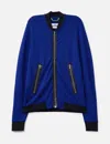 Oamc Zip Bomber Jacket In Blue