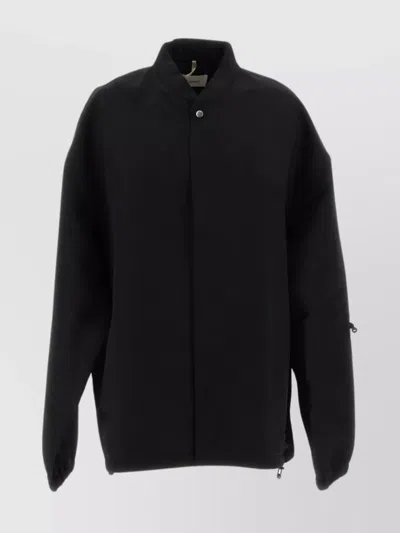 Oamc Zippered Side Pockets Baker Jacket In Black