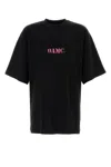 Oamc Logo-print Cotton T-shirt In Black