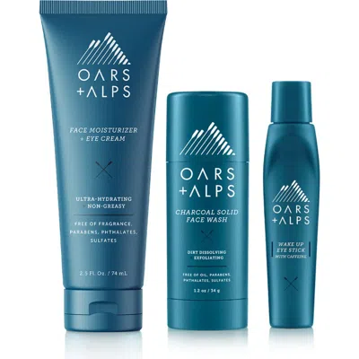 Oars + Alps Face Essentials Kit In Blue