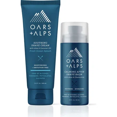 Oars + Alps Shave Cream Kit In Blue