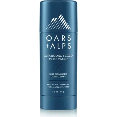 Oars + Alps Solid Charcoal Face Wash In Blue