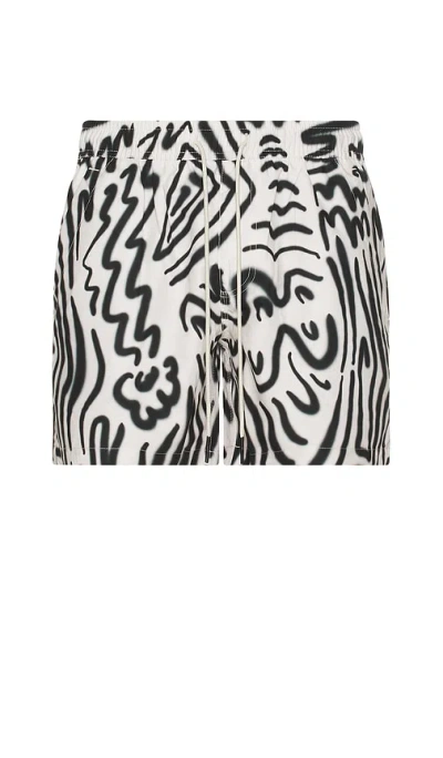 Oas Aerosol Swim Shorts In White
