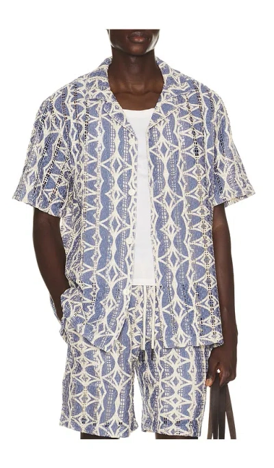 Oas Arko Cuba Shirt Blue In Multi