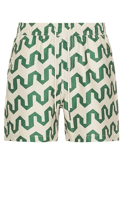 Oas Atlas Swim Short In Green
