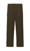 Oas Ayora Waffle Pants In Olive