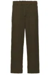 Oas Ayora Waffle Pants In Turtle