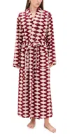 Oas Big Launda Long Robe Burgundy In Burgundy