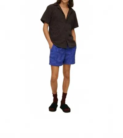 Oas Blossom Cuba Terry Shirt In Brown