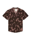 Oas Brink Cuba Crochet Camp Shirt In 碎花