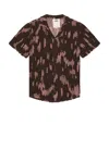 Oas Brink Cuba Crochet Camp Shirt In Multi