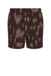 Oas Brink Cuba Crochet Shorts In Multi