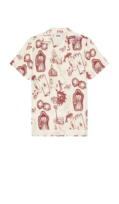 OAS CANTINA CUBA LINEN SHIRT