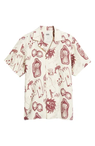 Oas Cantina Linen Camp Shirt
