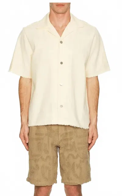 Oas Canvas Shirt In Ecru In Neutral