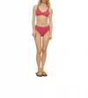 Oas Caprice Riva Bikini Bottom In Icy Pink Hue In Red