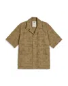 Oas Cleo Varadero Camp Shirt In Beige