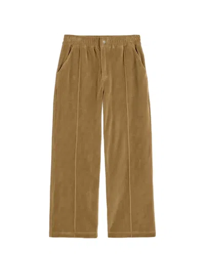 Oas Company Ander Pintuck-detail Trousers In Brown