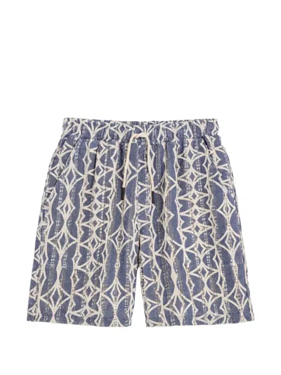 Oas Company Arko Nicola Drawstring Shorts In Multi
