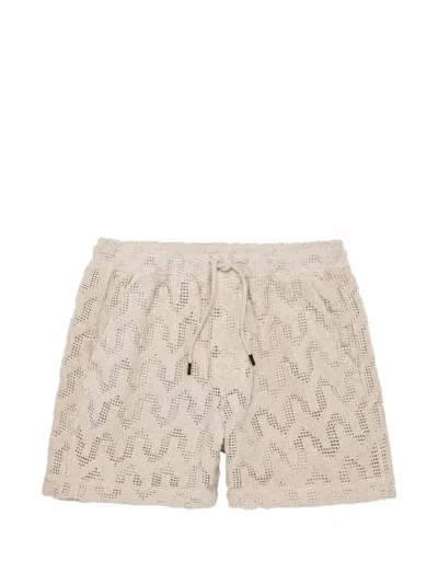 Oas Company Atlas Crochet Shorts In Multi