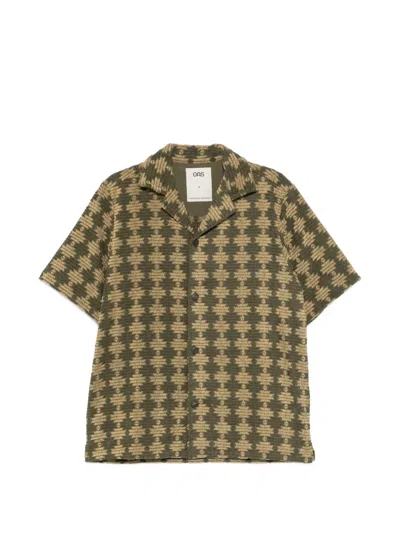 Oas Company Forti Cuba Shirt In Brown