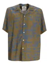 Oas Company Highland Abstract-print Short Sleeve Shirt