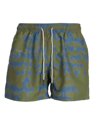 Oas Company Highland Swim Shorts In Green