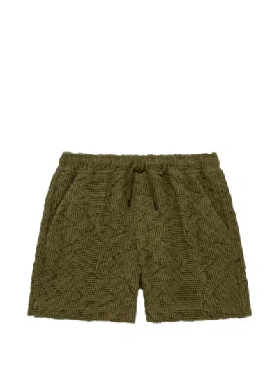 Oas Company Jacquard-knit Drawstring Shorts
