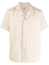 Oas Company Machu Terry-cloth Cotton Shirt In Neutrals