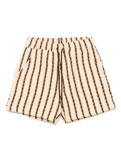 Oas Company Porto Shorts In Yellow