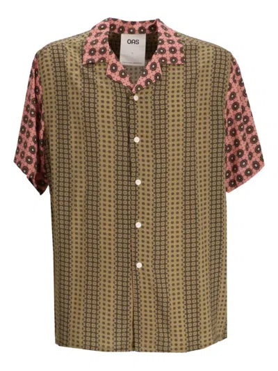 Oas Company Reverie Short-sleeve Shirt In Green