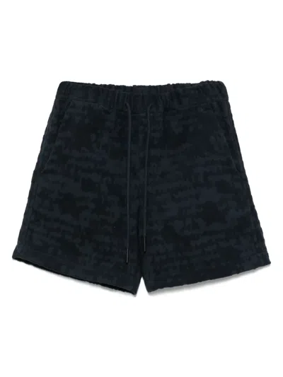 Oas Company Shorts Aus Frottee In Blue