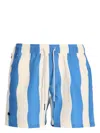 Oas Company Waver Elasticated-waist Swim Shorts In 蓝色