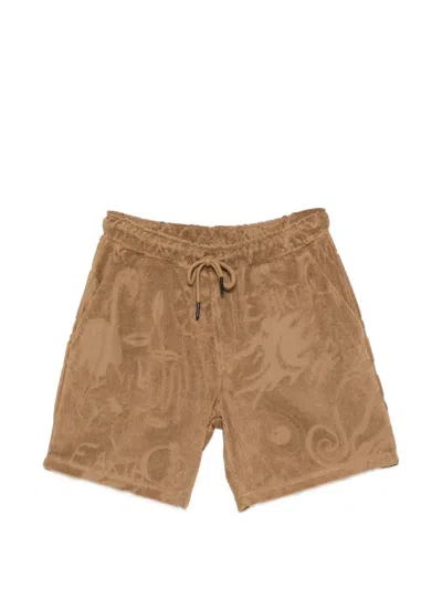 Oas Company Wendelo Porto Shorts In Brown