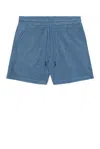 Oas Coronet Terry Shorts In Blue