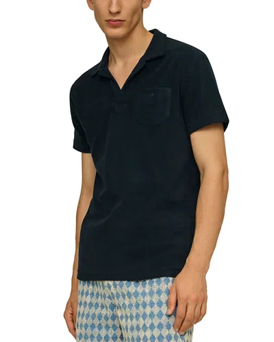 OAS COTTON TERRY REGULAR FIT POCKET POLO SHIRT