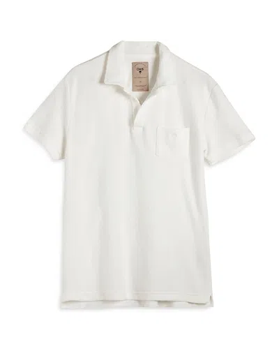 OAS COTTON TERRY REGULAR FIT POCKET POLO SHIRT
