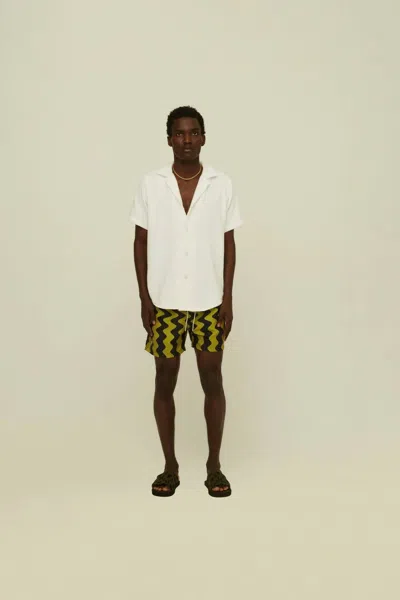 Oas Cuba Terry Shirt In White