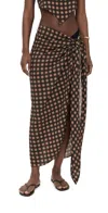 Oas Cyan Sarong Coffee Lumo In Coffee Lumo